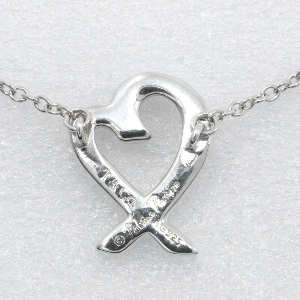Tiffany & Co. Paloma Picasso Loving Heart Pendant Necklace Silver 925, SILVER, SILVER, Necklace
