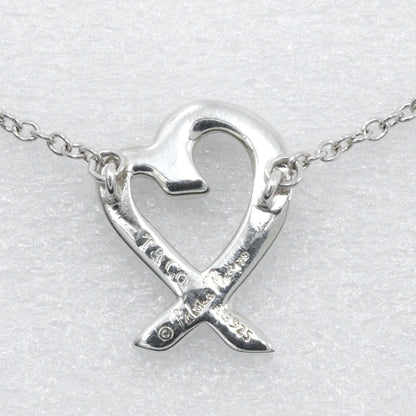 Tiffany & Co. Paloma Picasso Loving Heart Pendant Necklace Silver 925, SILVER, SILVER, Necklace