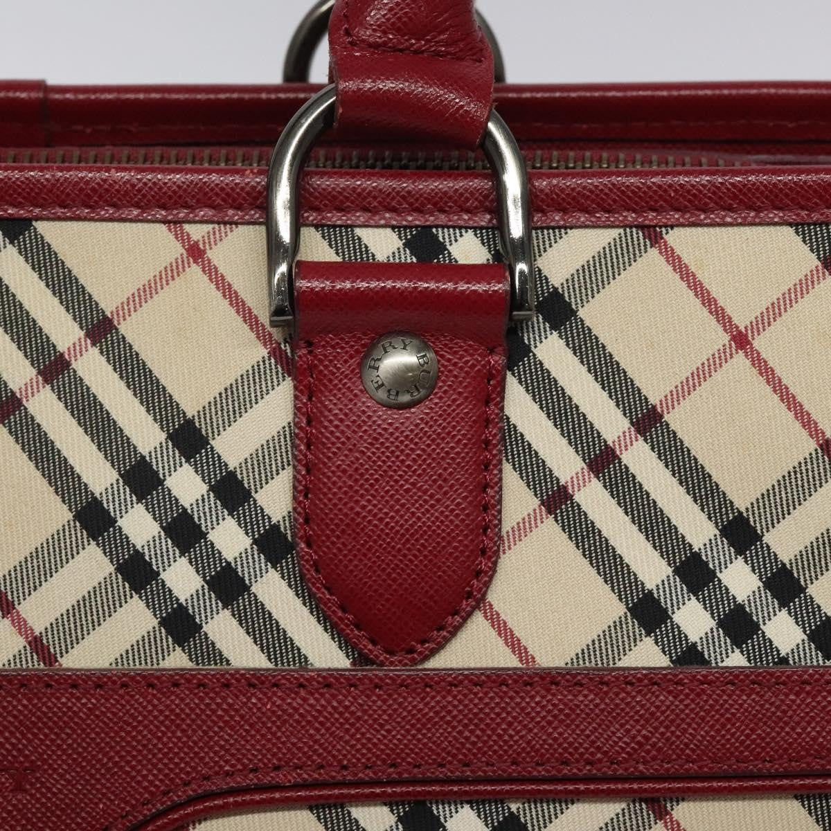 Burberry Nova Check Tote Leather, BEIGE, CANVAS, Tote bag