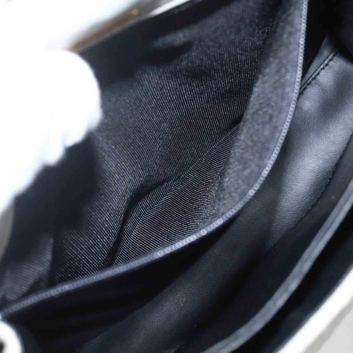 Bally Vintage Handbag Quilted Leather, WHITE, LEATHER, Handbag