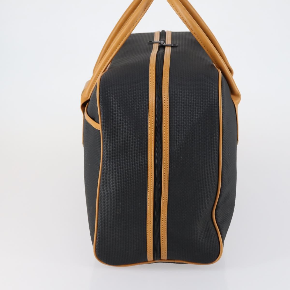 Saint Laurent Vintage Boston PVC Leather, BLACK, PVC, Travel bag