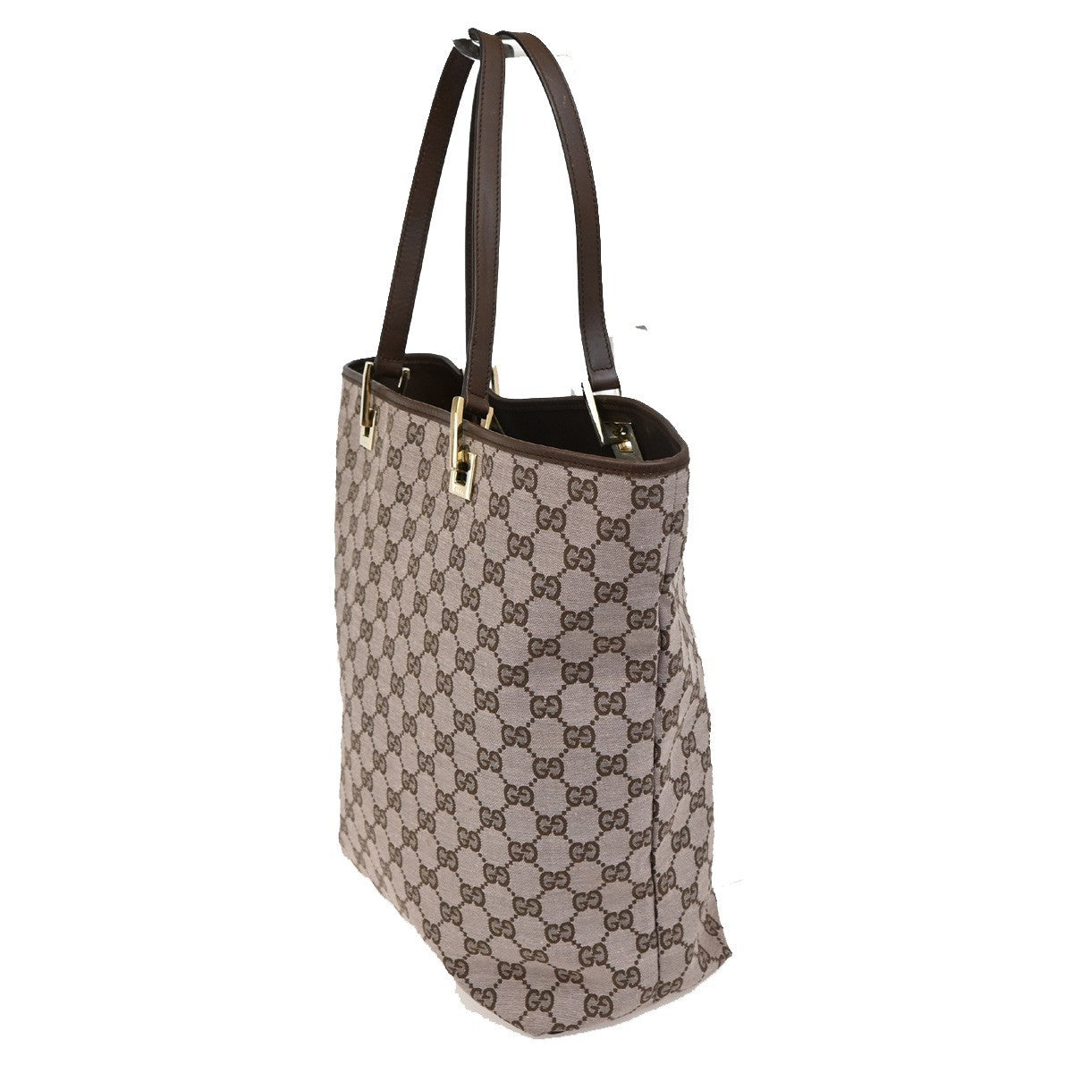 Gucci Eclipse Tote GG Canvas, BROWN, CANVAS, Tote bag