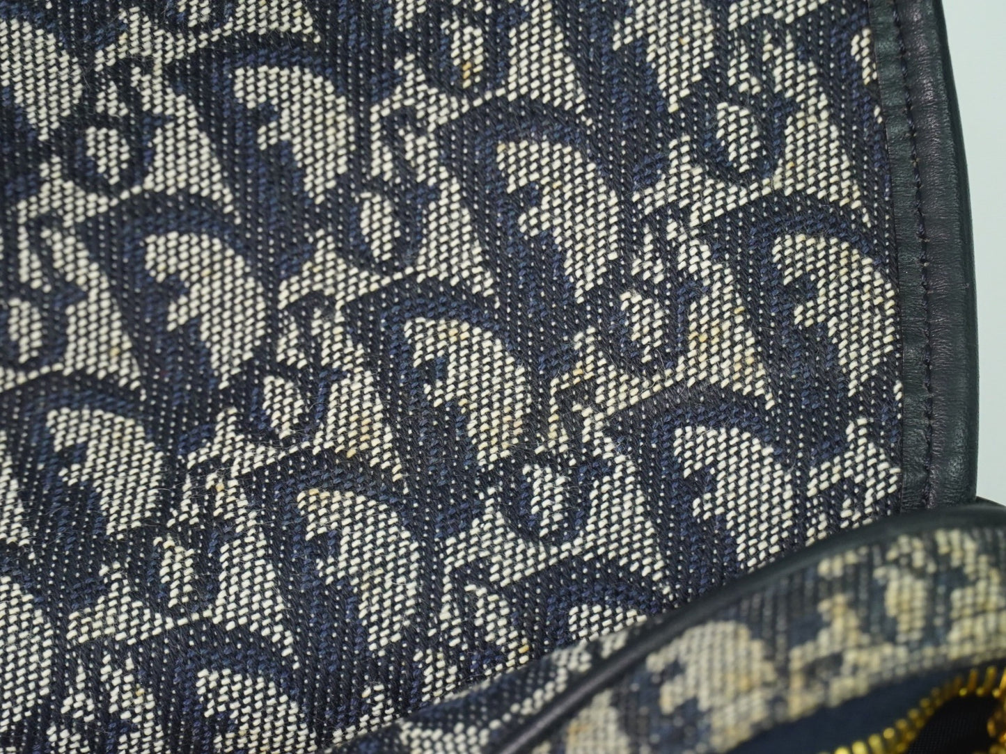 Christian Dior Trotter shoulder bag Canvas, GRAY, CANVAS, Shoulder bag