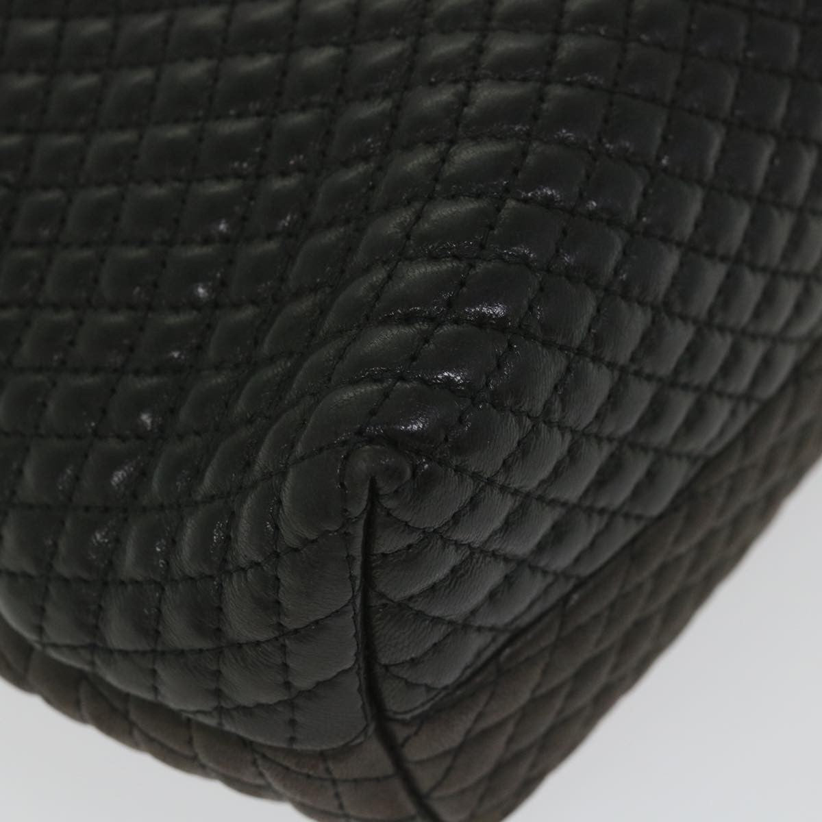 Bally Vintage Shoulder Bag Quilted leather, BLACK, LEATHER, Shoulder bag