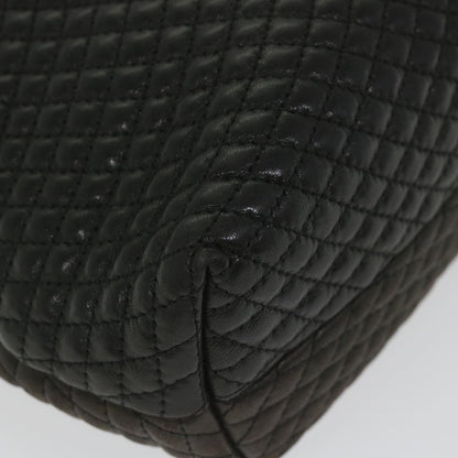 Bally Vintage Shoulder Bag Quilted leather, BLACK, LEATHER, Shoulder bag