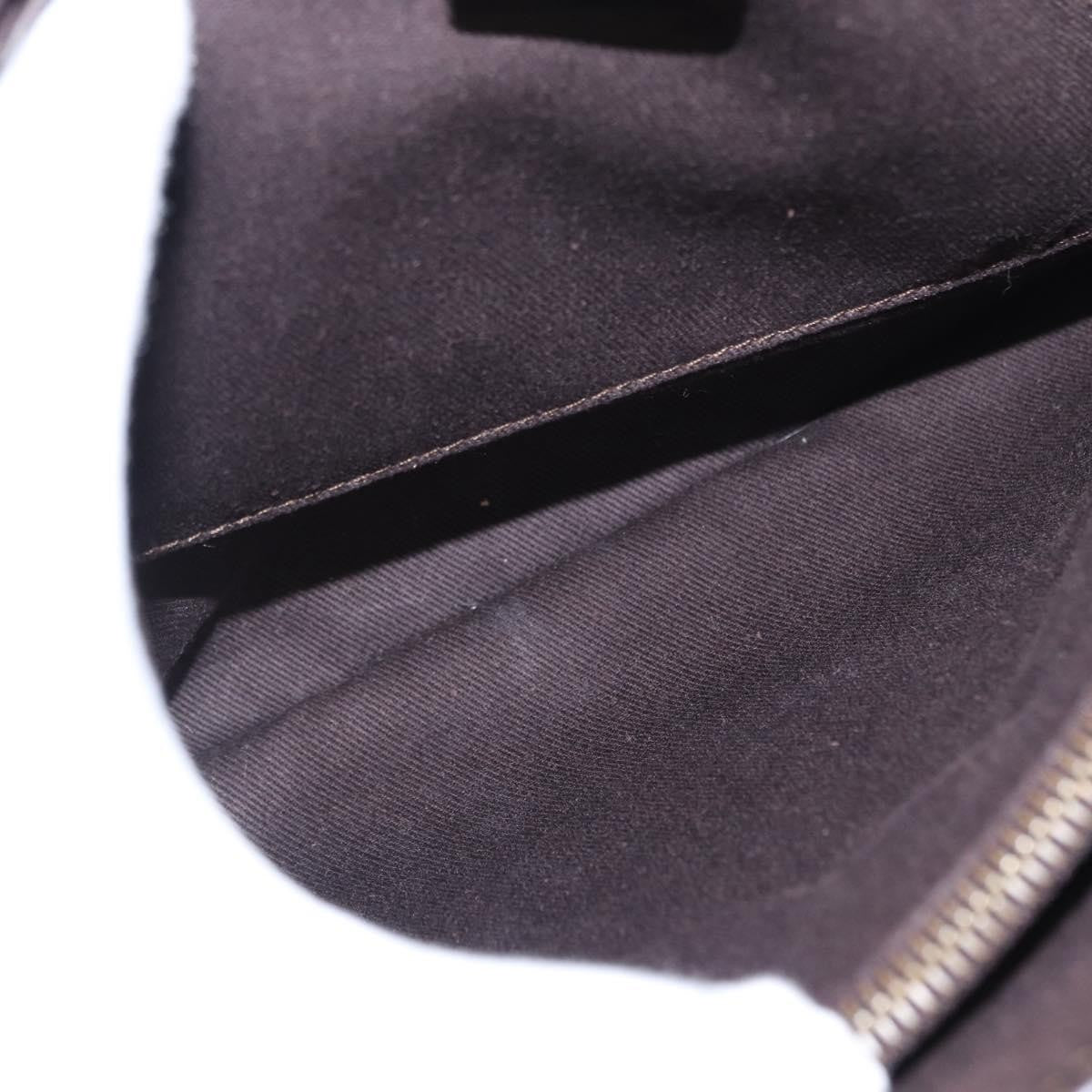 Celine Vintage Macadam Handbag Canvas, BEIGE, CANVAS, Handbag