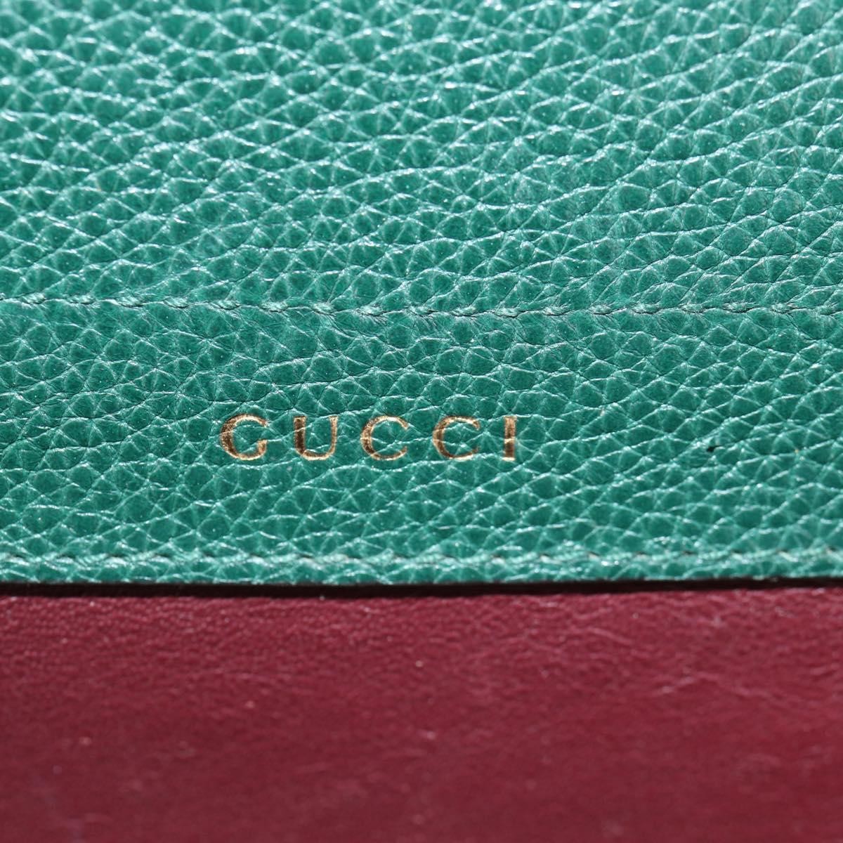 Gucci Zumi Top Handle Bag Leather, GREEN, LEATHER, Handbag