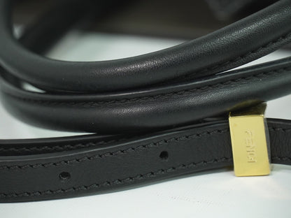 Fendi 2Jours Bag Leather, BLACK, LEATHER, Handbag