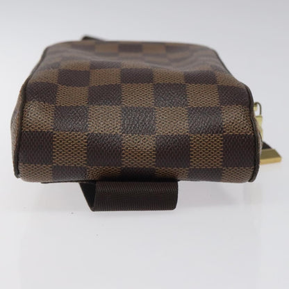 Louis Vuitton Geronimos Waist Bag Damier, BROWN, CANVAS, Clutche & pouche