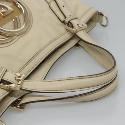 Gucci Britt Convertible Satchel Leather, BEIGE, LEATHER, Handbag