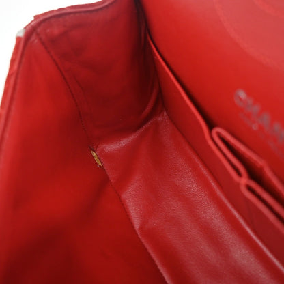 Chanel Reissue 2.55 Flap Bag Quilted Suede with Metallic Calfskin, RED, SUEDE, Shoulder bag