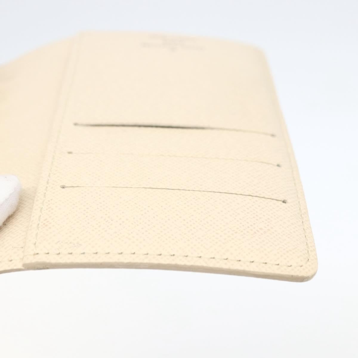 Louis Vuitton Agenda Cover Damier Azur, WHITE, CANVAS, Wallets