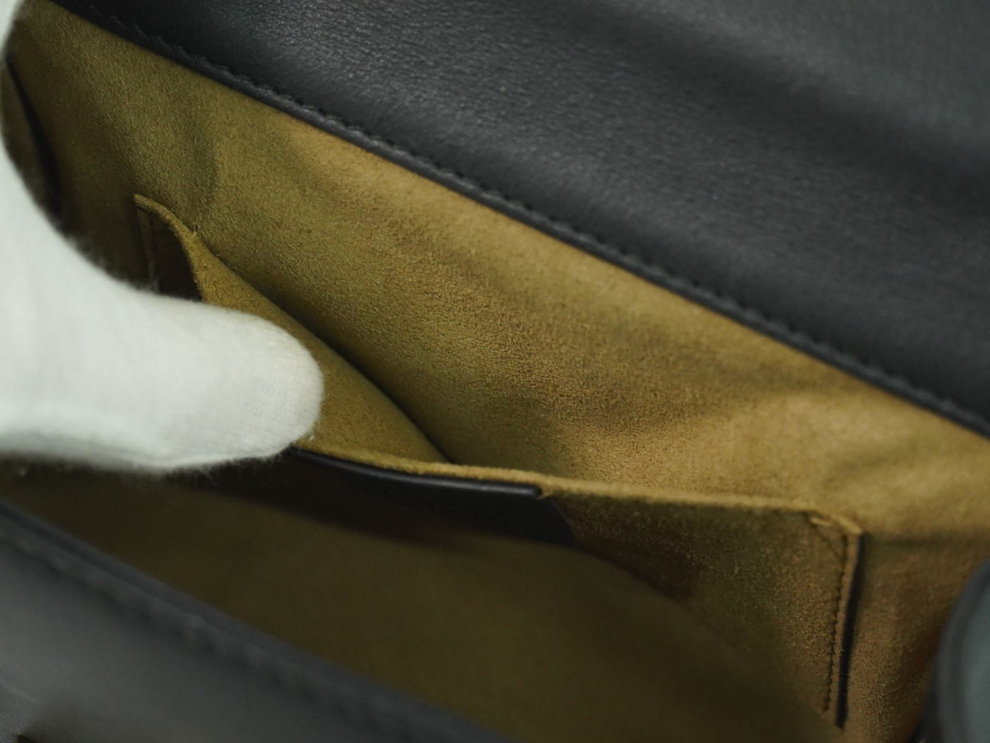 Gucci Padlock Shoulder Bag Leather, BLACK, LEATHER, Shoulder bag