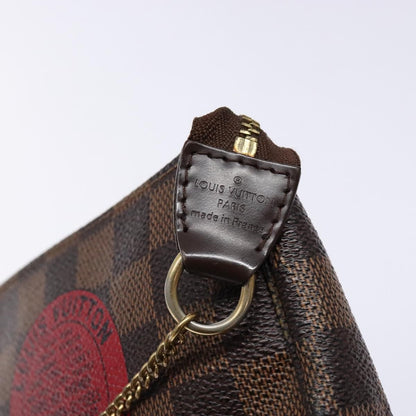 Louis Vuitton Pochette Accessoires Limited Edition Damier, BROWN, CANVAS, Clutche & pouche