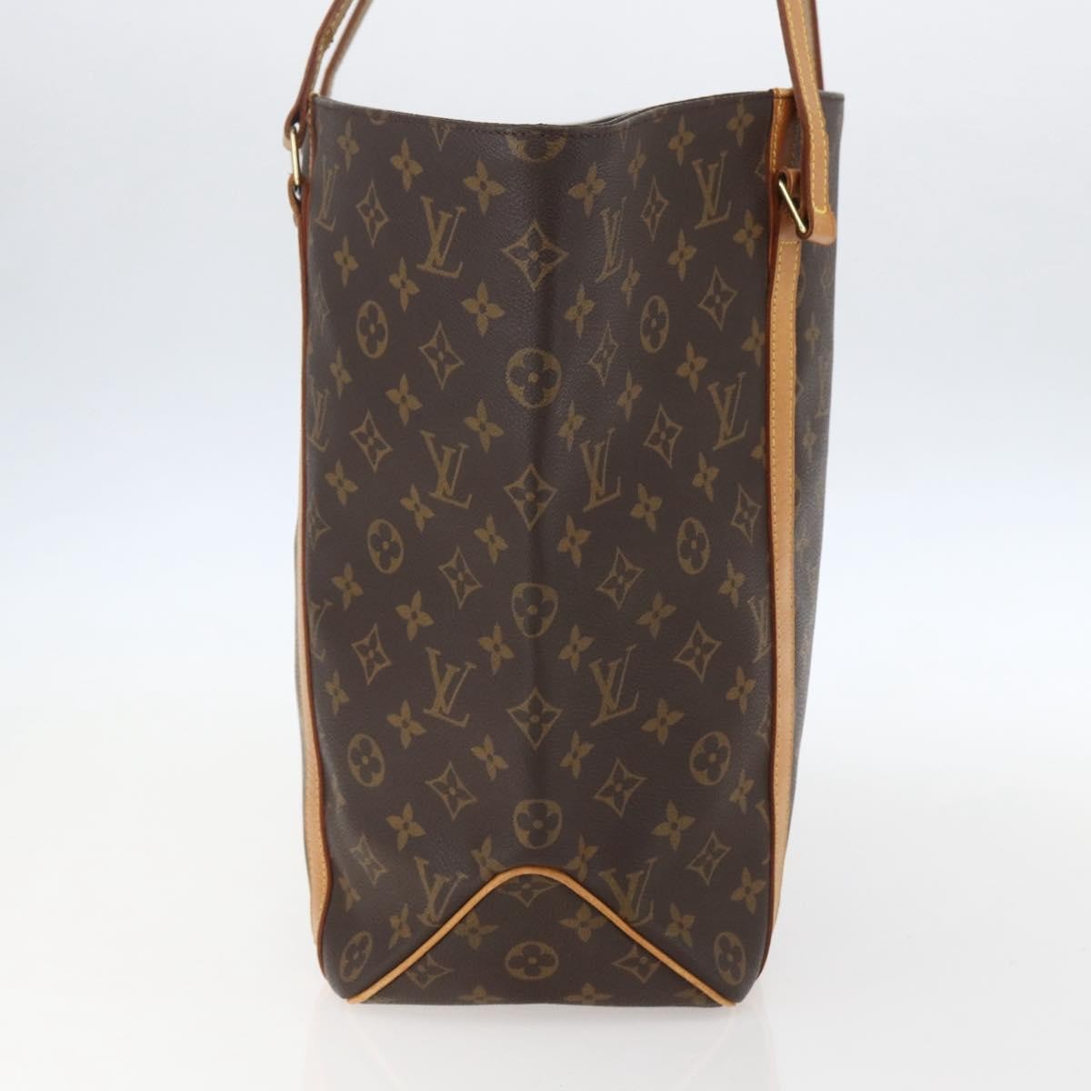 Louis Vuitton Shopping Sac Handbag Monogram Canvas, BROWN, CANVAS, Tote bag