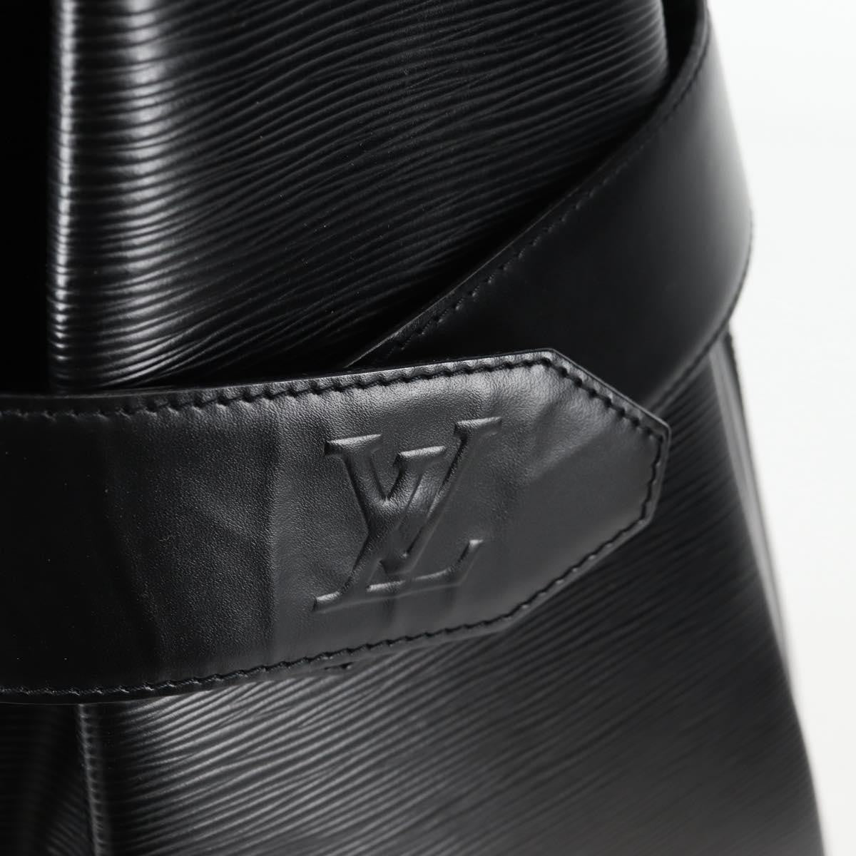 Louis Vuitton Vintage Sac d'Epaule Handbag Epi Leather, BLACK, LEATHER, Shoulder bag