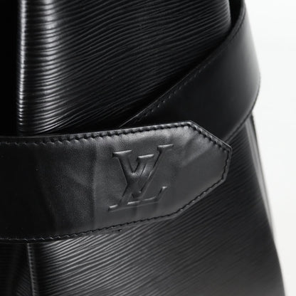 Louis Vuitton Vintage Sac d'Epaule Handbag Epi Leather, BLACK, LEATHER, Shoulder bag