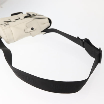 Louis Vuitton Christopher Backpack Taurillon Leather, WHITE, LEATHER, Shoulder bag