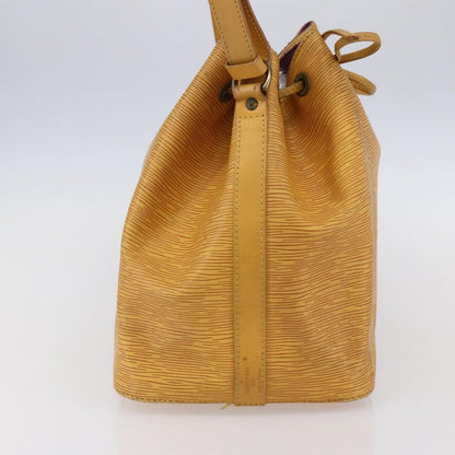 Louis Vuitton Petit Noe Handbag Epi Leather, YELLOW, LEATHER, Shoulder bag