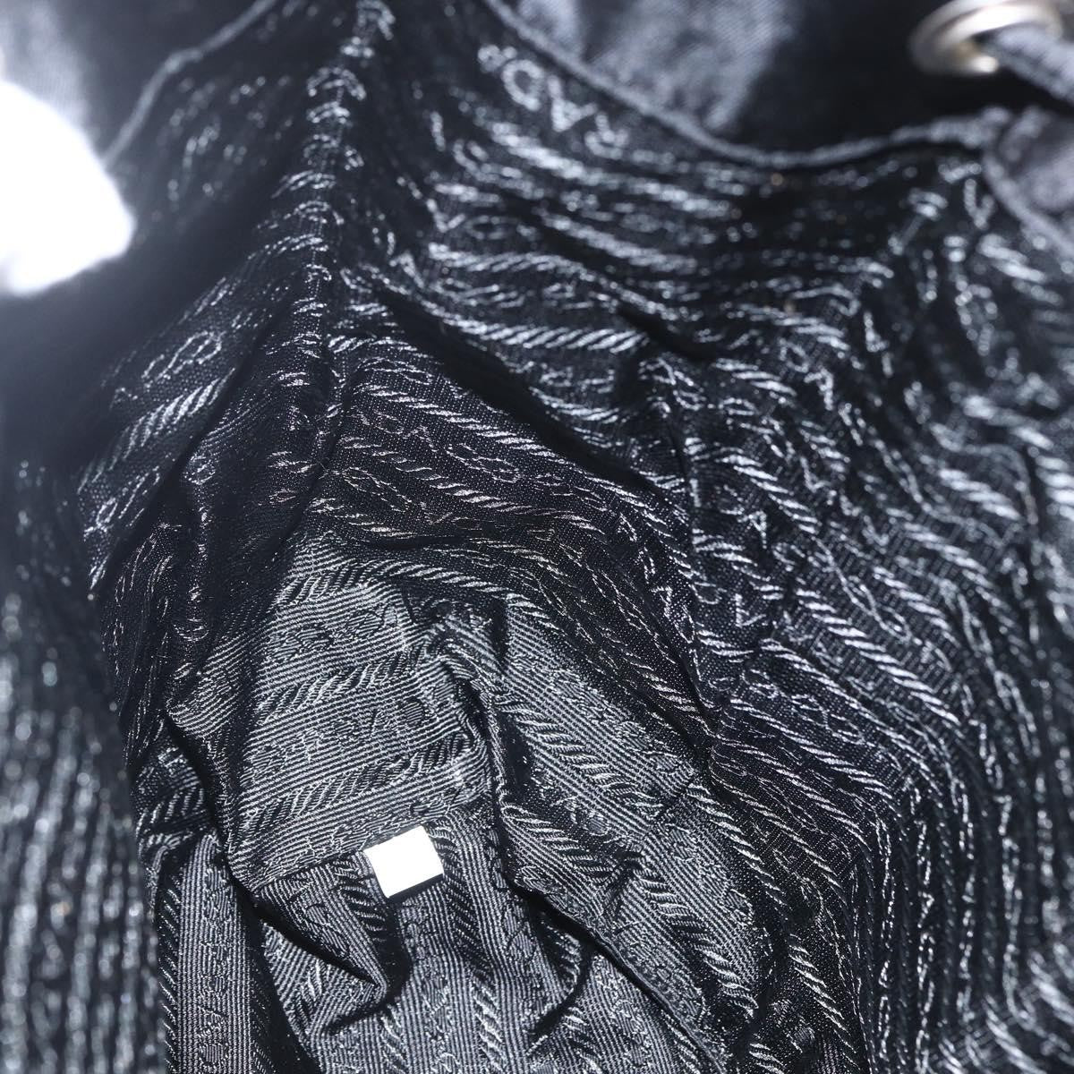 Prada Front Pocket Backpack Tessuto, BLACK, NYLON, Backpack