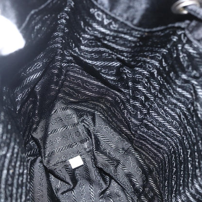 Prada Front Pocket Backpack Tessuto, BLACK, NYLON, Backpack