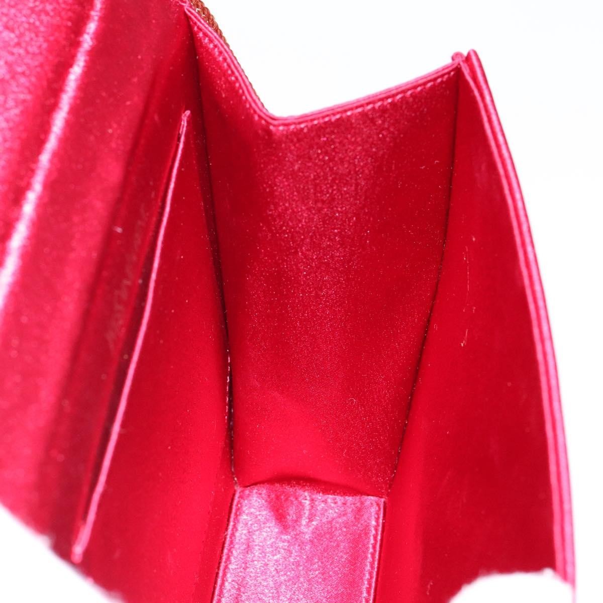 Saint Laurent Vintage Flap Crossbody Bag Silk, RED, SATIN, Clutche & pouche