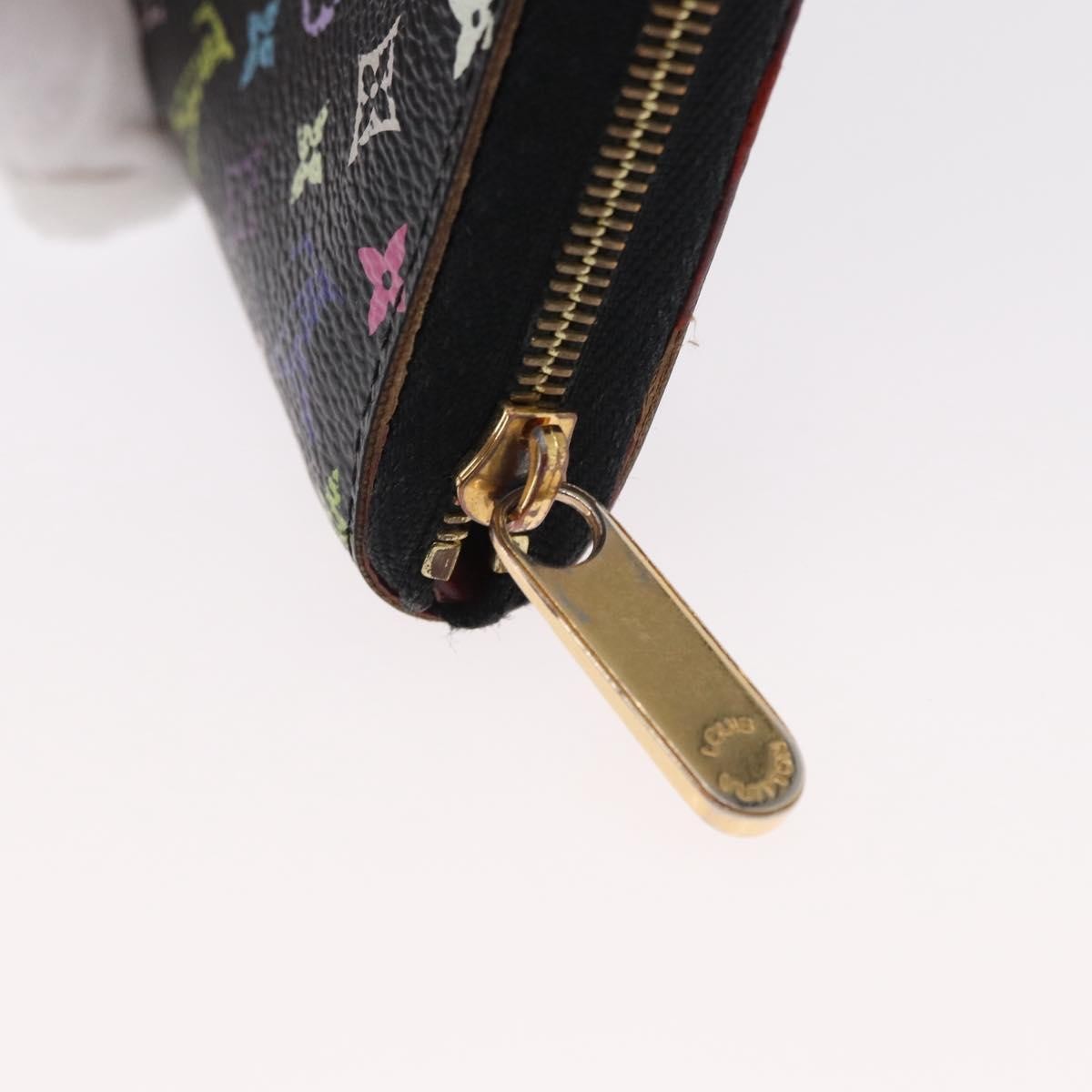 Louis Vuitton Porte-Monnaie Zippy Wallet Monogram Multicolor, BLACK, CANVAS, Wallets