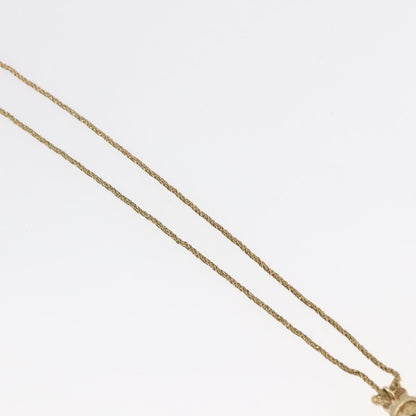 Christian Dior CD Pendant Necklace Metal, GOLD, METAL, Necklace