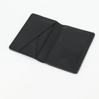 Louis Vuitton pocket organizer Leather, BLUE, LEATHER, Toiletry Case