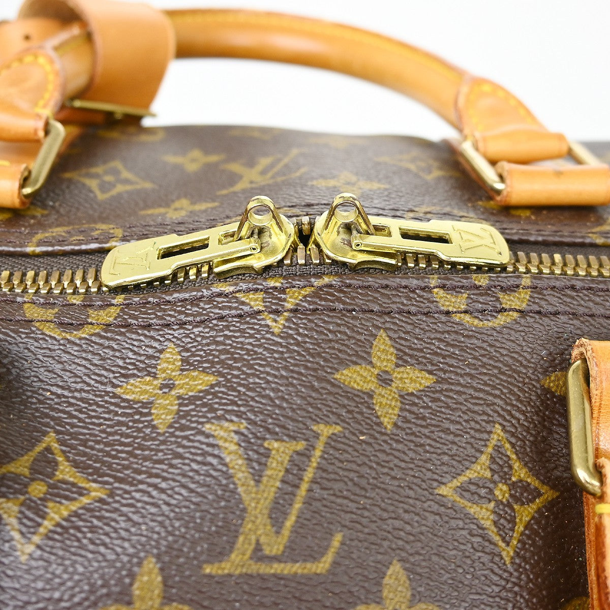 Louis Vuitton Keepall Bandouliere Bag Monogram Canvas, Brown, Canvas, Travel Bag