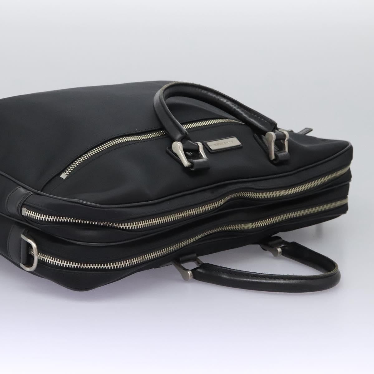 Burberry Black Label Business Bag Nylon, BLACK, NYLON, Briefcase