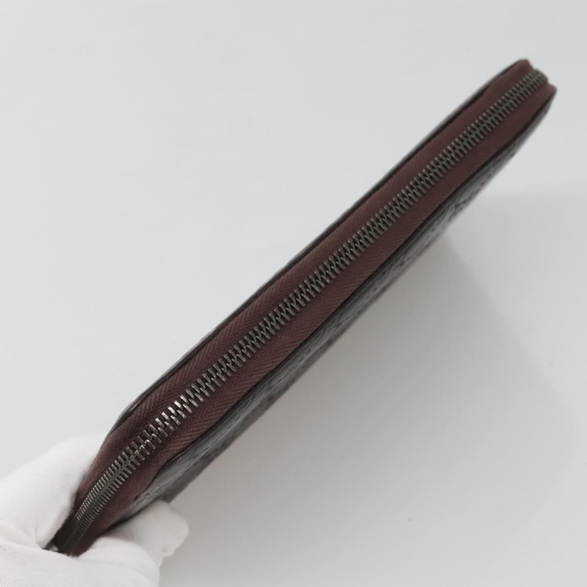 Gucci Guccissima Wallet Motif GG, BROWN, LEATHER, Wallets