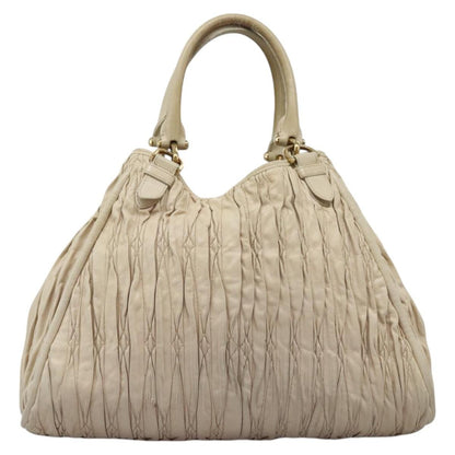 Bally Handbag Leather, BEIGE, LEATHER, Tote bag