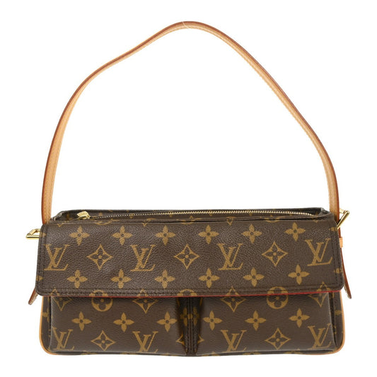 Louis Vuitton Viva Cite Handbag Monogram Canvas, BROWN, CANVAS, Handbag
