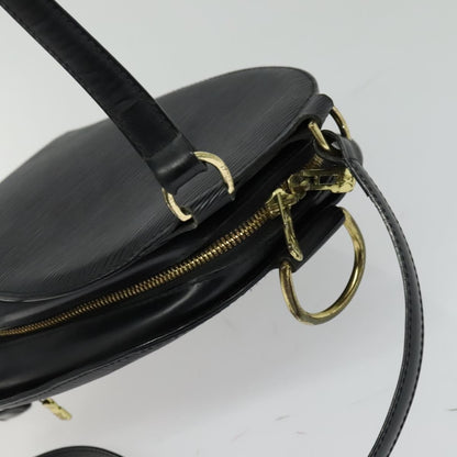 Louis Vuitton Mabillon Backpack Epi Leather, BLACK, LEATHER, Backpack