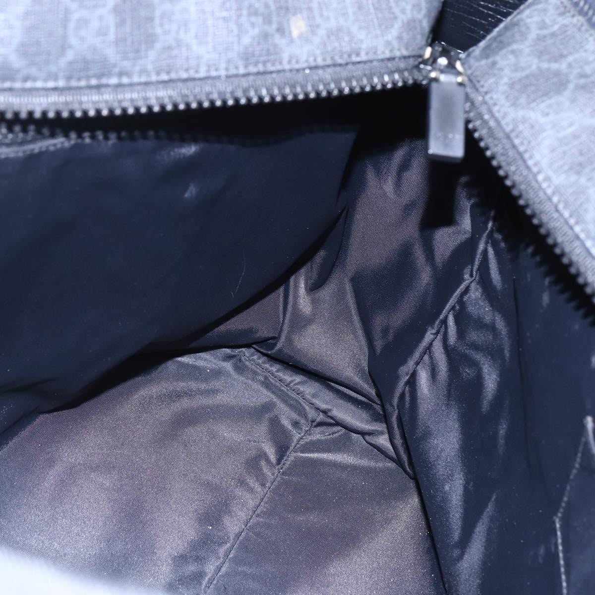 Gucci Convertible Zip Tote GG Canvas, BLACK, PVC, Tote bag