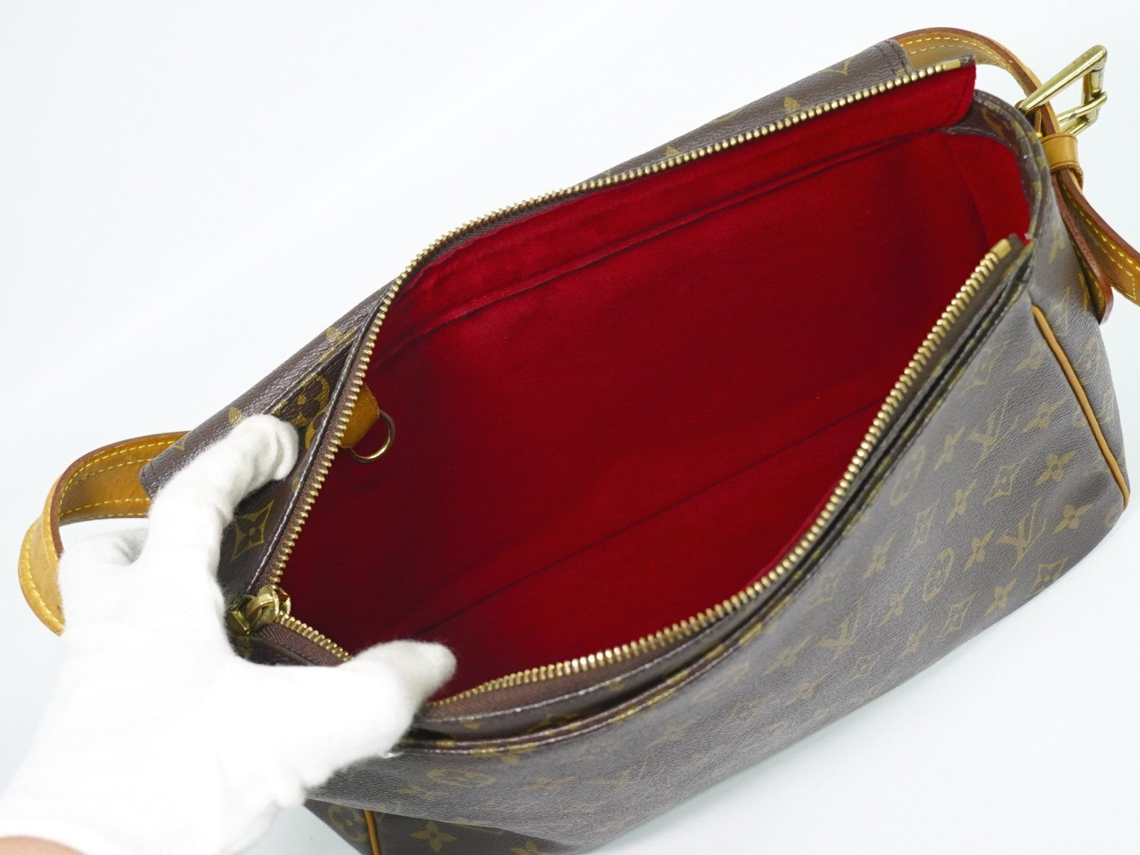 Louis Vuitton Viva Cite Handbag Monogram Canvas, BROWN, CANVAS, Shoulder bag