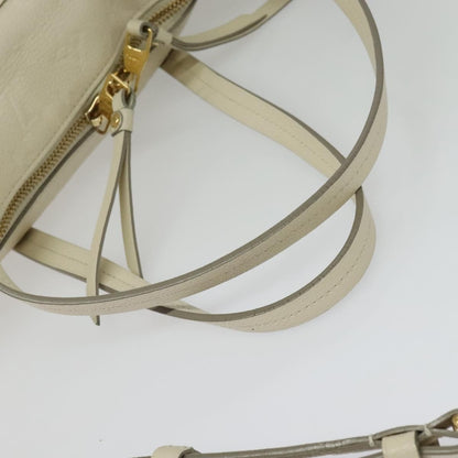 Louis Vuitton Lumineuse Handbag Monogram Empreinte Leather, WHITE, LEATHER, Handbag