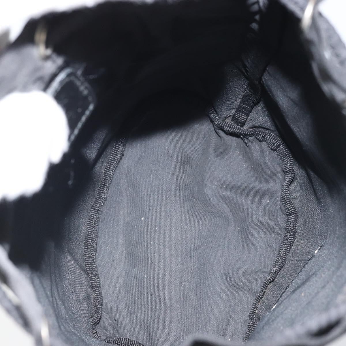 Prada Drawstring Travel Pouch Tessuto, BLACK, NYLON, Clutche & pouche