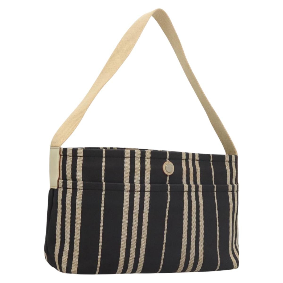 Burberry Vintage Shoulder Bag Canvas, NAVY, CANVAS, Shoulder bag