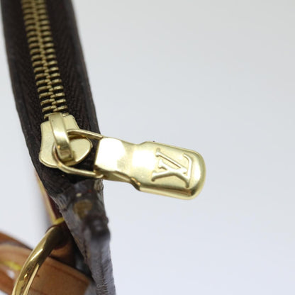 Louis Vuitton Neverfull Pochette Monogram Canvas, BROWN, CANVAS, Clutche & pouche