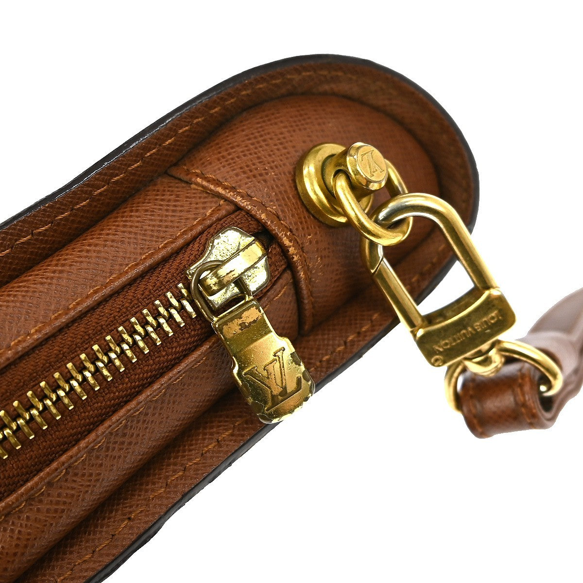 Louis Vuitton Pochette Orsay Monogram Canvas, BROWN, CANVAS, Clutche & pouche