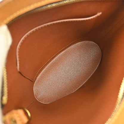 Louis Vuitton Drouot Handbag Monogram Canvas, BROWN, CANVAS, Shoulder bag