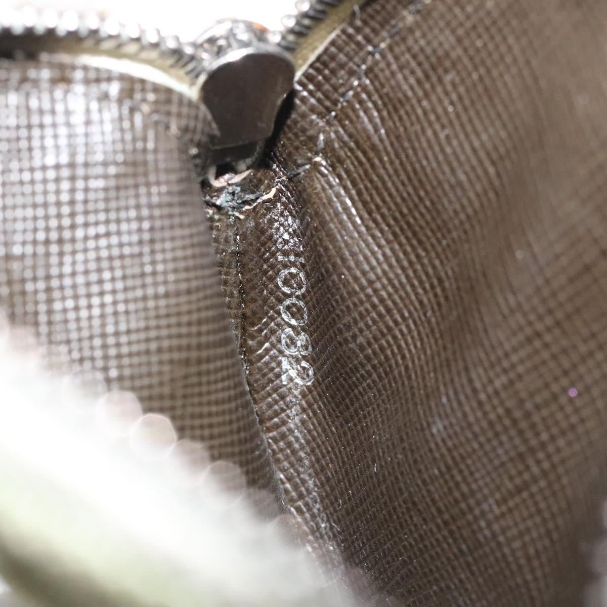 Louis Vuitton Round Coin Purse Mini Lin, KHAKI, CANVAS, Wallets