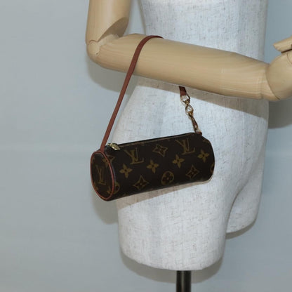 Louis Vuitton Papillon Pochette Monogram Canvas, BROWN, CANVAS, Handbag