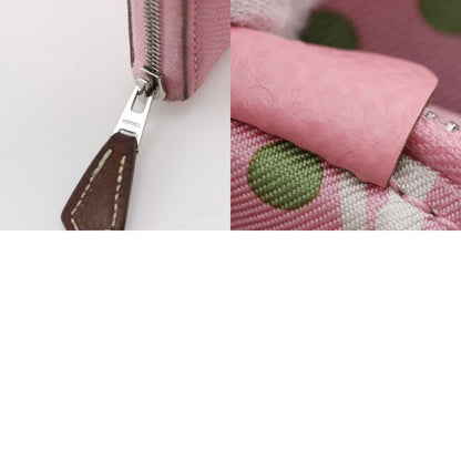 Hermes Azap Zip Around Wallet Epsom, PINK, LEATHER, Wallets