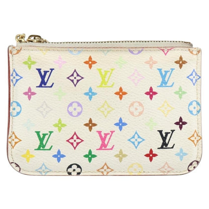 Louis Vuitton Pochette Cles Key Pouch Reverse Monogram Giant, MULTICOLOUR, CANVAS, Clutche & pouche