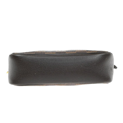 Louis Vuitton Trousse Make Up Bag Damier, BROWN, CANVAS, Toiletry Case