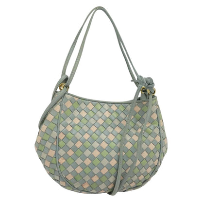 Bottega Veneta Drawstring Hobo Intrecciato Nappa, BLUE, LEATHER, Shoulder bag