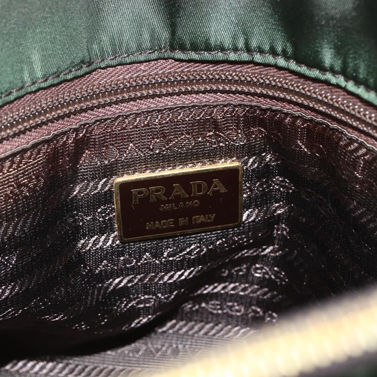 Prada Re-Edition 1995 Chain Tote Quilted Re-Nylon, GREEN, NYLON, Shoulder bag